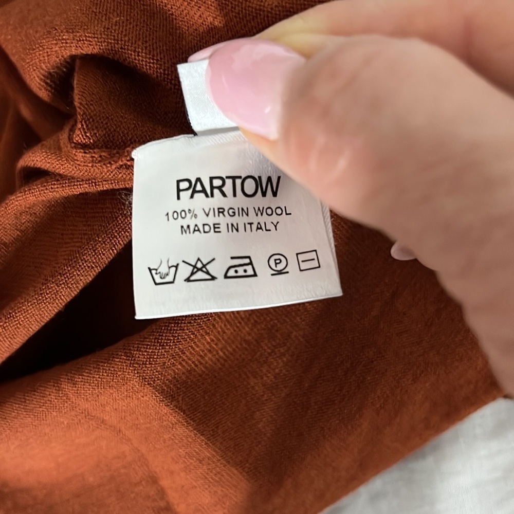 Partow the Greta Sweater in rust size S - Picture 9 of 9
